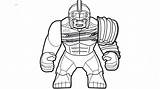 Hulk Lego Gladiator Coloring Pages Printable Marvel Avengers Categories Kids Coloringonly Cartoon sketch template