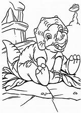 Coloring Pages Land Before Time Cera Dinosaur Flower Printable Funny Kids 4kids Book Cartoon sketch template