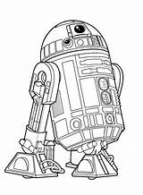 Wars Star Force R2 D2 Awakens Fun Kids Coloring Pages sketch template