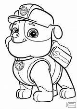 Paw Chase Patrol Coloring Getcolorings Pages sketch template