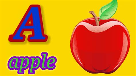 abcs  kids   apple   ball  children letters  kids youtube