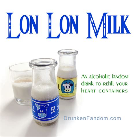 drunken fandom legend  zelda lon lon milk