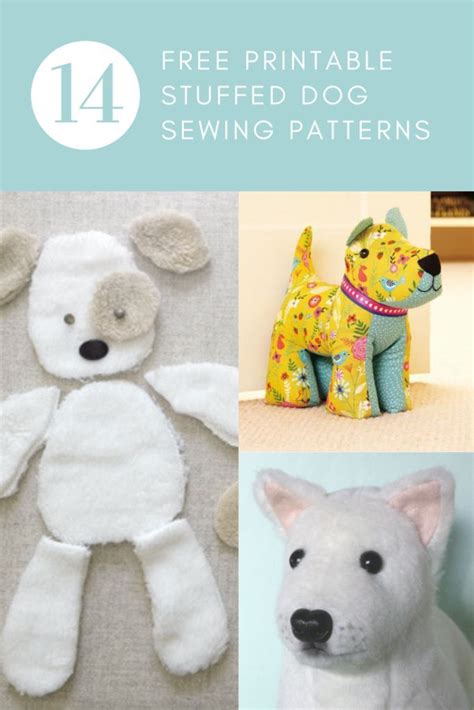 adorable dog sewing patterns  printable teddy bear patterns