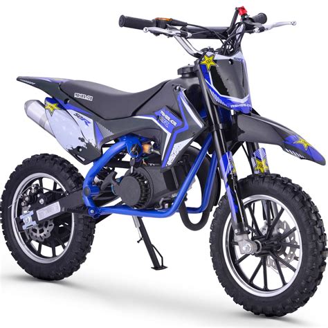 blue  stroke cc compact dirt bike motorbike  restrictor kids petrol cars