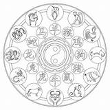 Zodiac Chinese Babadoodle Twelve Pens sketch template