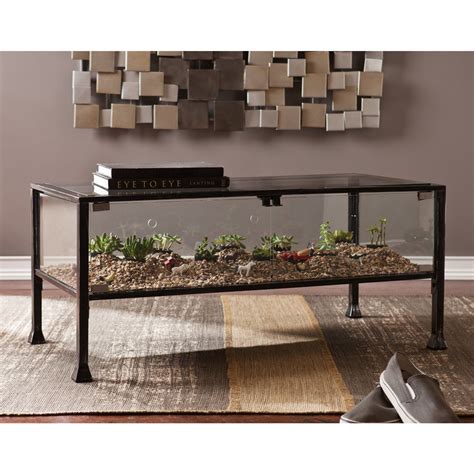 Glass Top Display Case Coffee Tables