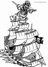 Coloring Pirate Ship Pages Kids Pirates Printable Miscellaneous Color Print Sheet Drawing Sheets Book Sunken Ships Adult Cartoons Colorings Clipartmag sketch template