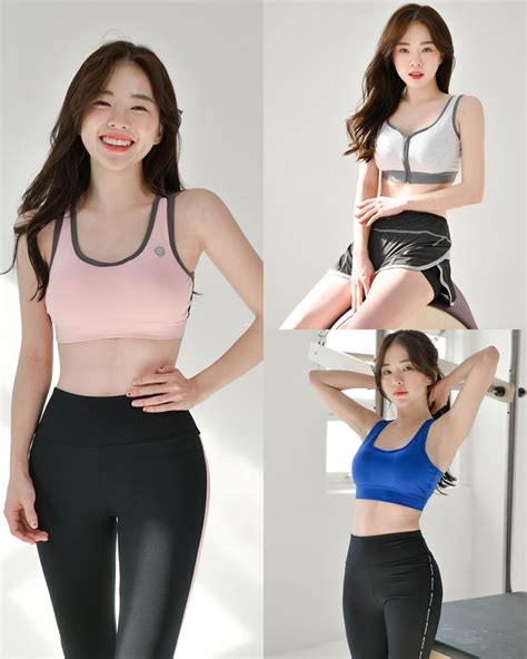 korean lingerie queen haneul fitness set collection