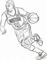 Coloring Nba Kyrie Irving Pages Basketball Printable Curry Steph Drawing Supercoloring Categories sketch template