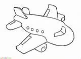 Mewarnai Pesawat Terbang Tk Paud Marimewarnai Berbagai Macam sketch template