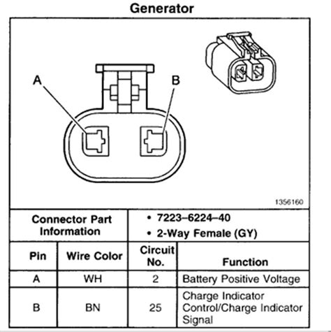 pin alternator wiring diagram