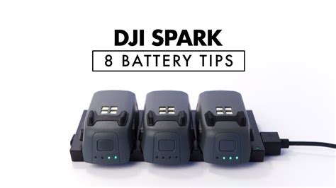 battery tips  dji spark youtube