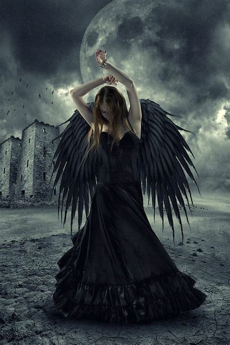 fallen angel pretty tattoos pinterest angel dark  gothic