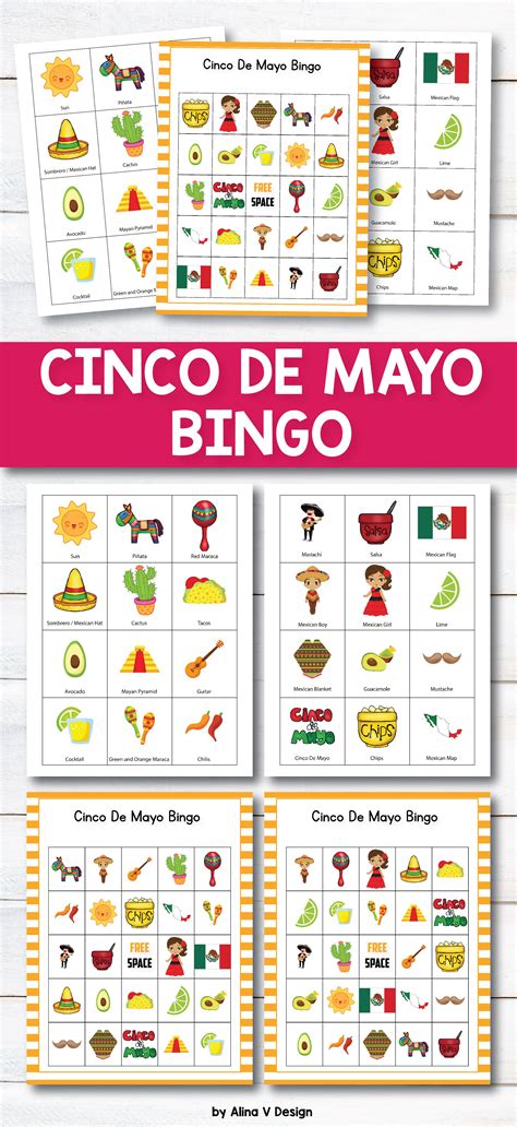 cinco de mayo bingo games centers activities cinco de mayo bingo