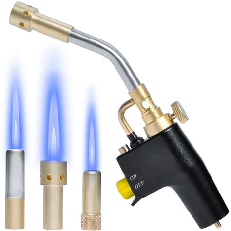buy propane torch head kit   nozzles high intensity trigger start soldering torch
