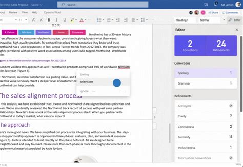 microsoft editor updated   features coming  edge  outlook