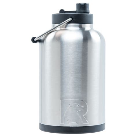 rtic double wall vacuum insulated stainless steel jug stainless steel