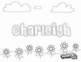 Colouring Font sketch template