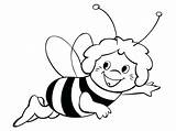 Pages Coloring Bee Bumble Cute Getcolorings Printable sketch template