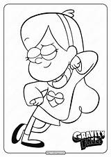 Mabel Falls sketch template