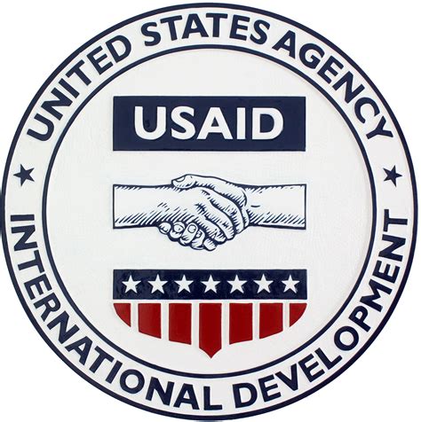 united states agency international development usaid seal plaque