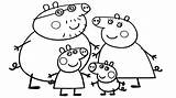 Coloring Family Pages Peppa Pig Cat Printable Colouring Color Book Getcolorings Print Getdrawings Animal Kids sketch template