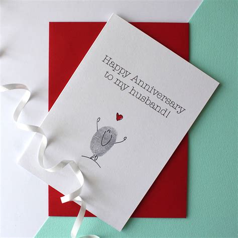 husband anniversary card  adam regester design