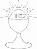 Chalice Host sketch template