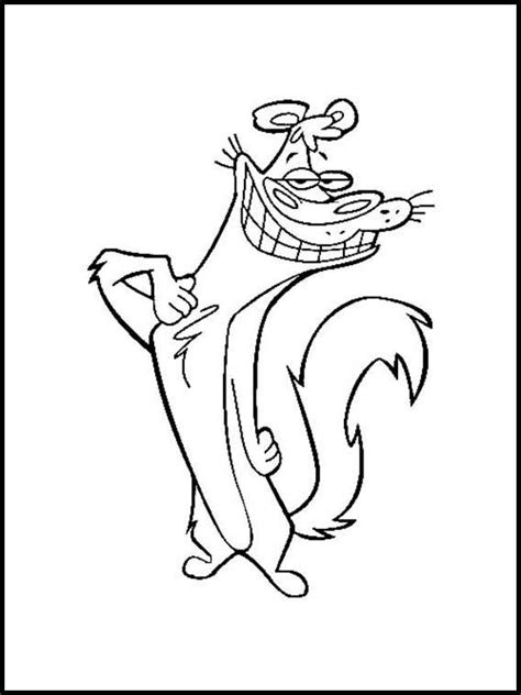 weasel  printable coloring pages  kids  coloring pages