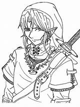 Coloring Zelda Pages Legend Library Clipart sketch template