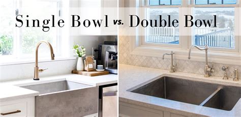 Single Bowl Vs Double Bowl Kitchen Sink Native Trails