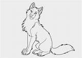 Wolf Coloring Pages Cartoon Cute Arctic Drawing Printable Print Wolves Color Winged Clipart Baby Animal Animals Colouring Drawings Anime Easy sketch template