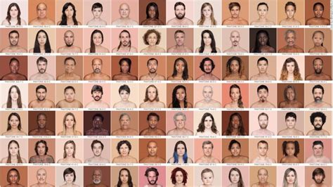Human Skin Color Charts Demolish Racism