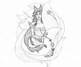 League Legends Ahri Coloring Character Pages Power Another Printable sketch template