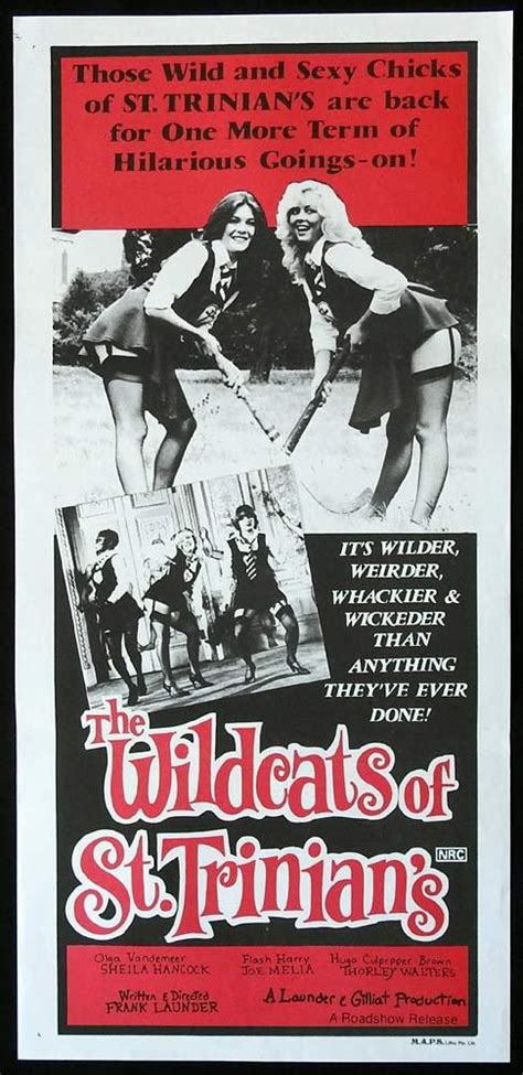 wildcats  st trinians original daybill  poster sheila hancock michael hordern moviemem