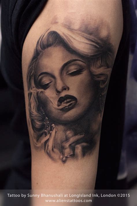 Marilyn Monroe Tattoo By Sunny Bhanushali At Longisland