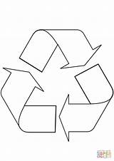 Recycle Coloring Symbol Pages Recycling Printable Kolorowanki Reciclaje Symbols Preschool Kids Logos Activity sketch template