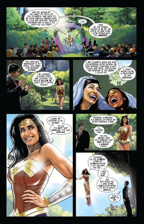 Wonder Woman Officiates Gay Wedding Of 2 Brides Talks Marriage