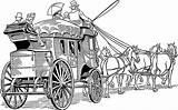 Carriage Diligence Openclipart Stagecoach Uji Tuntas Bouchon Nationale Kejurulatihan Pngwing sketch template