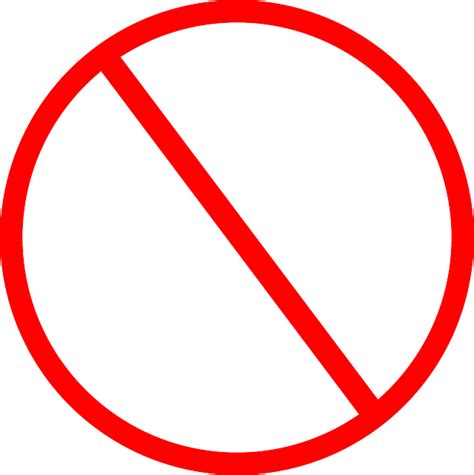 image vectorielle gratuite signes red cercle interdite image