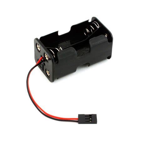 aa battery holder  jr style connector
