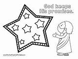 Abraham Bible Crafts Activities Kids Printables Story God Coloring Craft Printable Worksheets Children Promises Promise Keeps Sarah His Stars Father sketch template