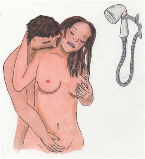 In The Shower Erotic Art