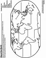 Coloring Continents Studies Crayola Mapa Terra2 Mundi Erdkugel Colorare Cartine Malvorlage Disegni Planisfero Geografie Landkarten Nazioni Continent Oceans Kategorien State sketch template