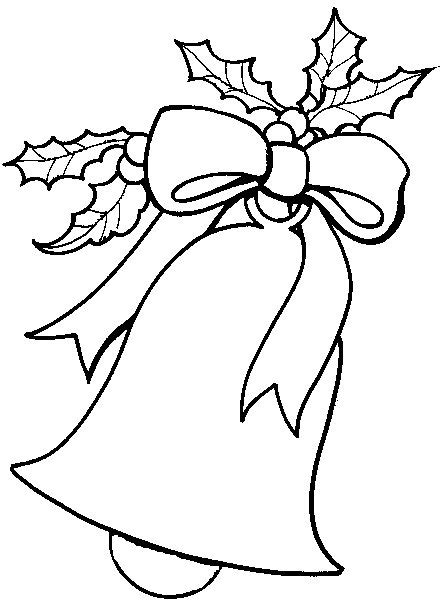 christmas bell coloring pages coloring pages