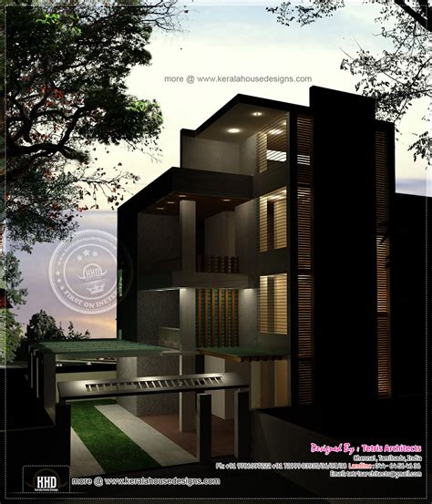 luxury  floor house elevation  floor plan house design plans