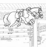 Horse Show Coloring Pages Getcolorings Riding Horses Printable sketch template