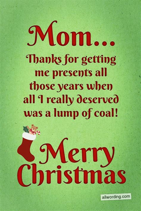 green christmas card   words merry christmas written  red