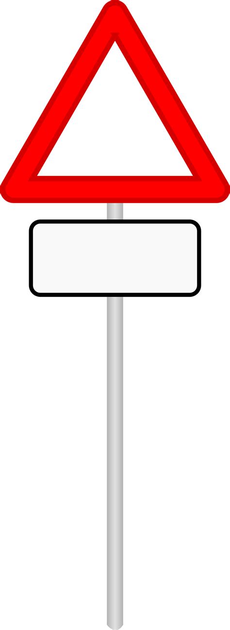 clipart road sign