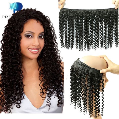 Predazzle 10a Thick End Brazilian Virgin Jerry Curl Hair Weave 3